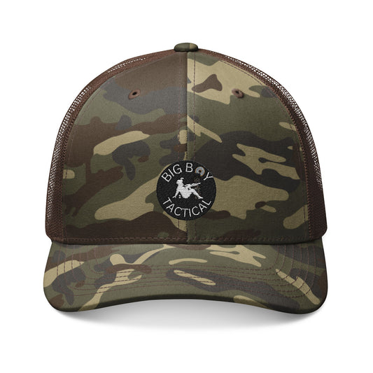 BIG BOY HAT CAMO-Camouflage Trucker Hat (Embroidery)