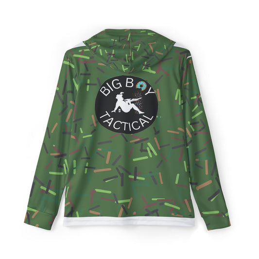 Camo Sprinkle-Men's Sports Warmup Hoodie (AOP)