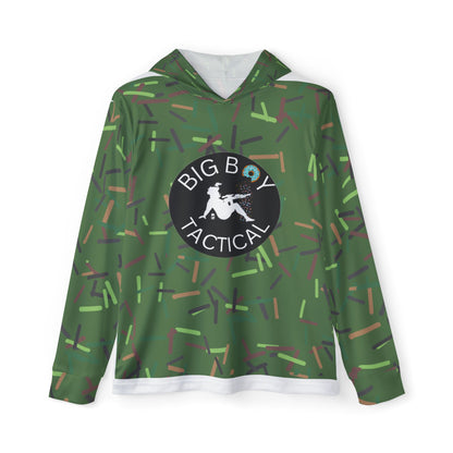 Camo Sprinkle-Men's Sports Warmup Hoodie (AOP)