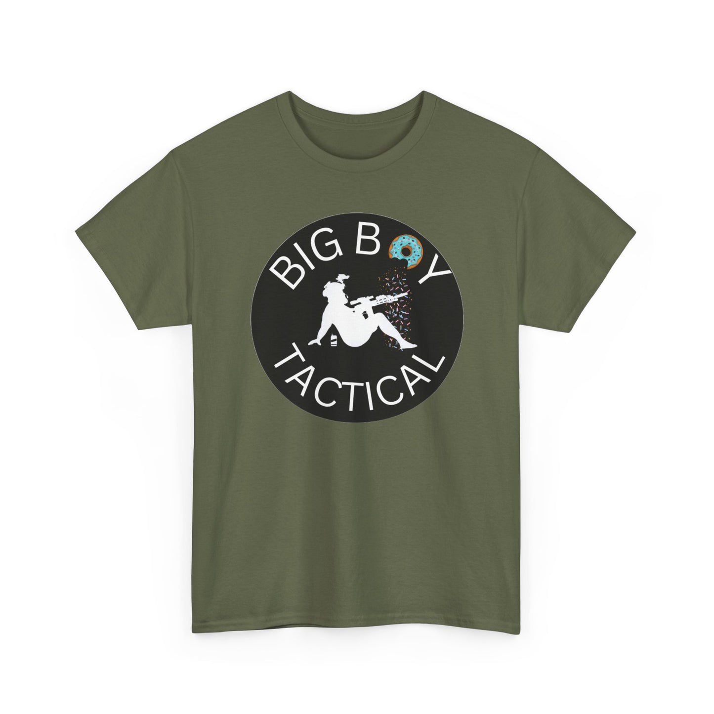 BIG BOY TACTICAL LOGO TEE-Unisex Heavy Cotton Tee