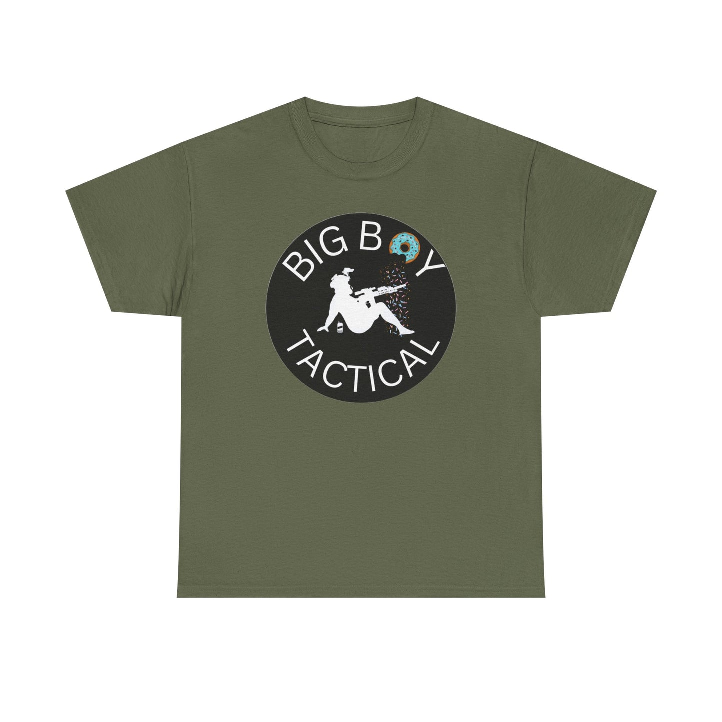 BIG BOY TACTICAL LOGO TEE-Unisex Heavy Cotton Tee