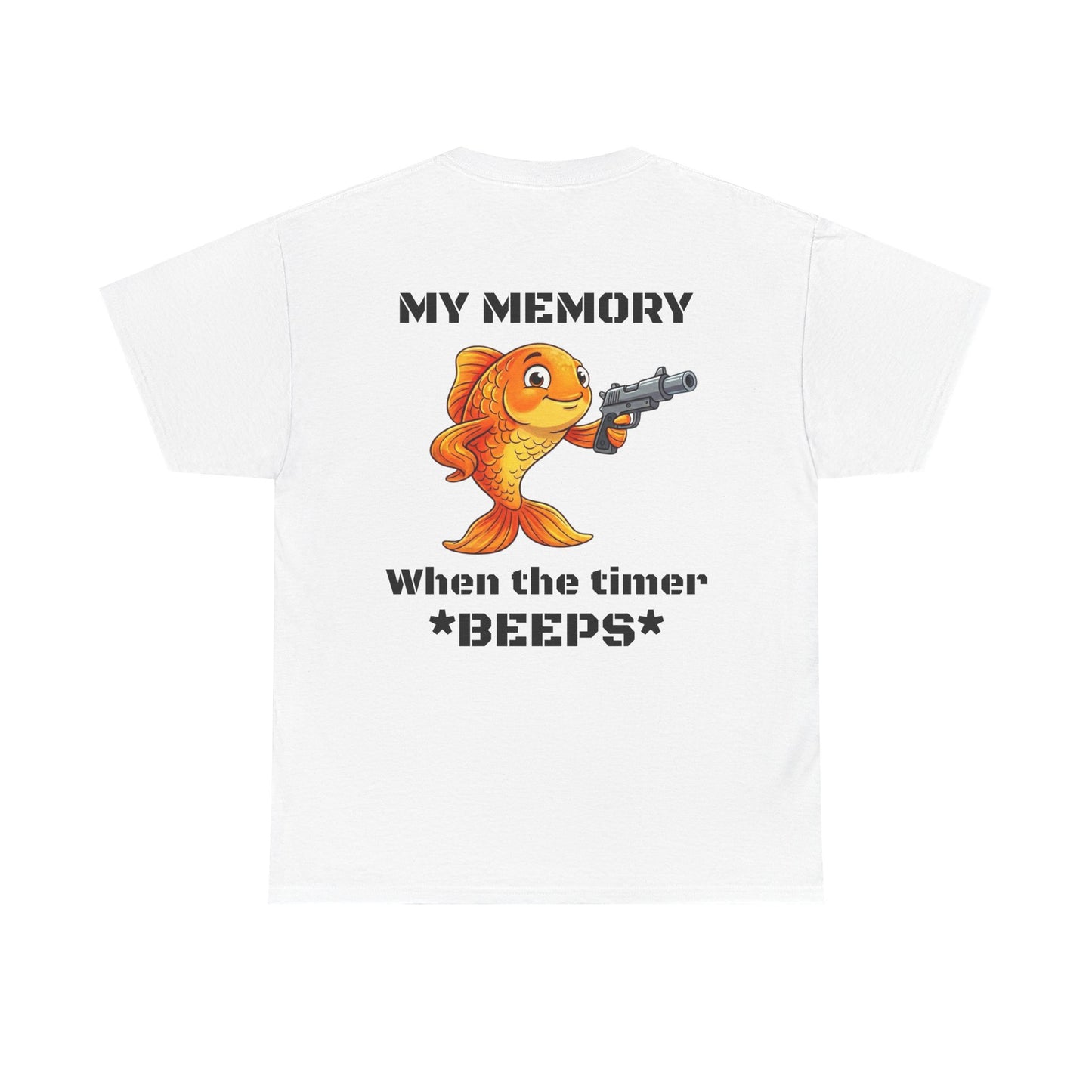 GOLD FISH MEMORY-Unisex Heavy Cotton Tee