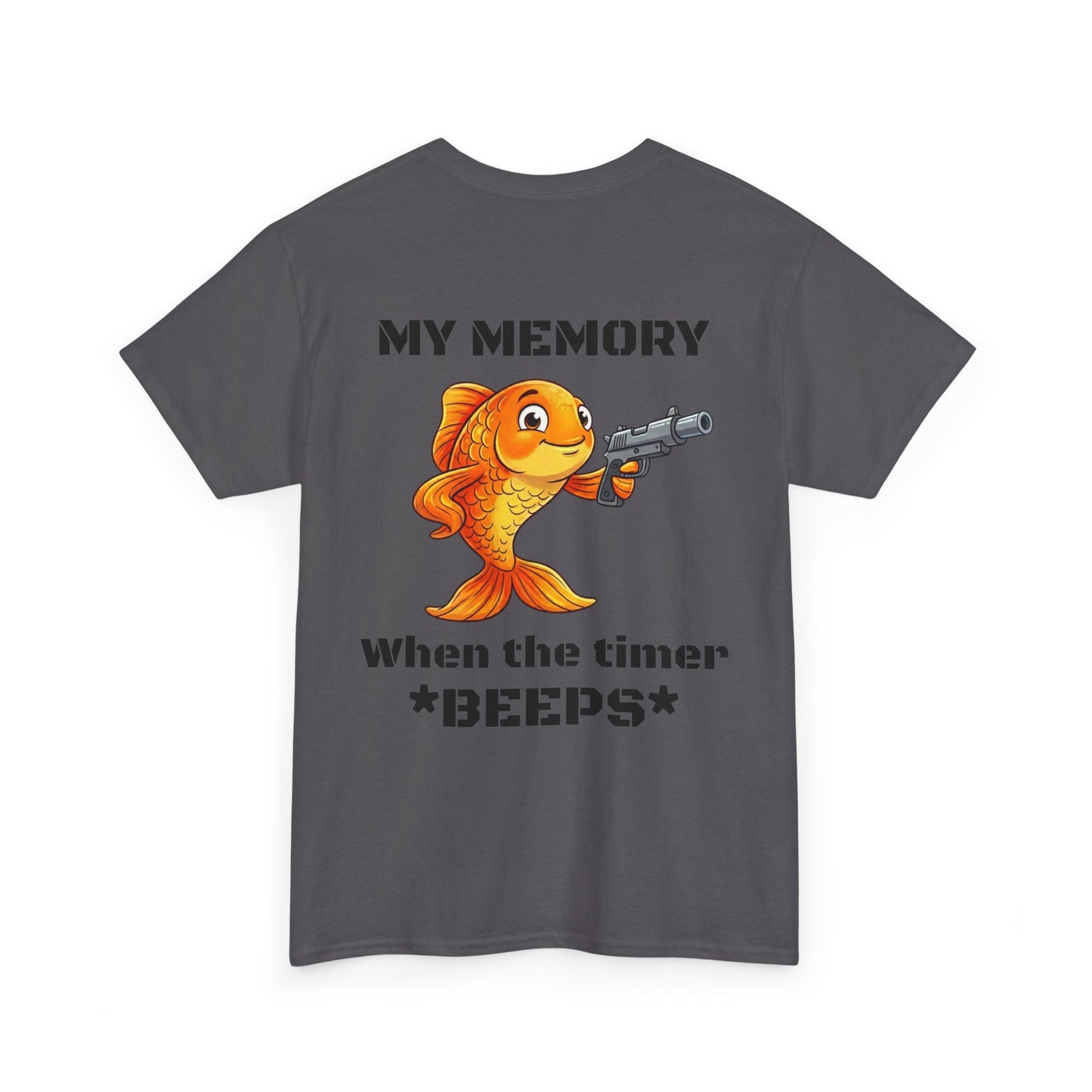GOLD FISH MEMORY-Unisex Heavy Cotton Tee
