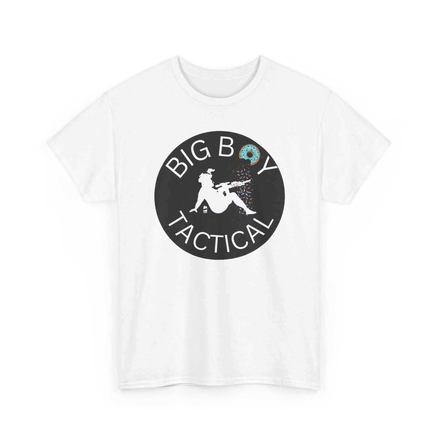 BIG BOY TACTICAL LOGO TEE-Unisex Heavy Cotton Tee