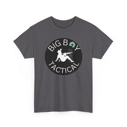 BIG BOY TACTICAL LOGO TEE-Unisex Heavy Cotton Tee