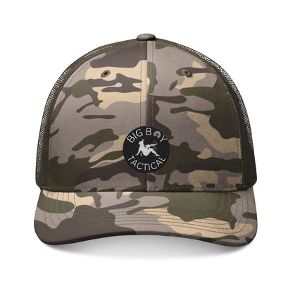 BIG BOY HAT CAMO-Camouflage Trucker Hat (Embroidery)