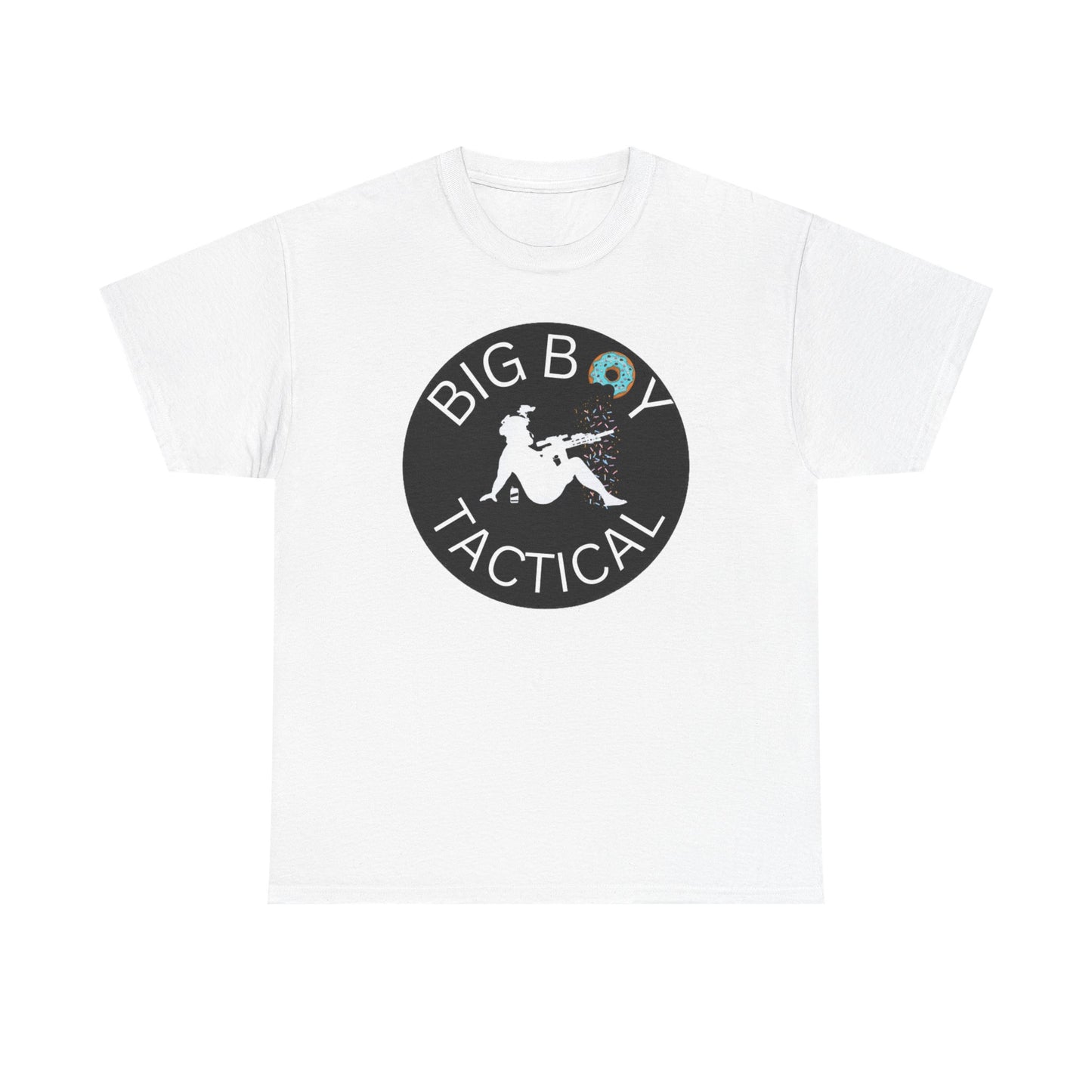 BIG BOY TACTICAL LOGO TEE-Unisex Heavy Cotton Tee