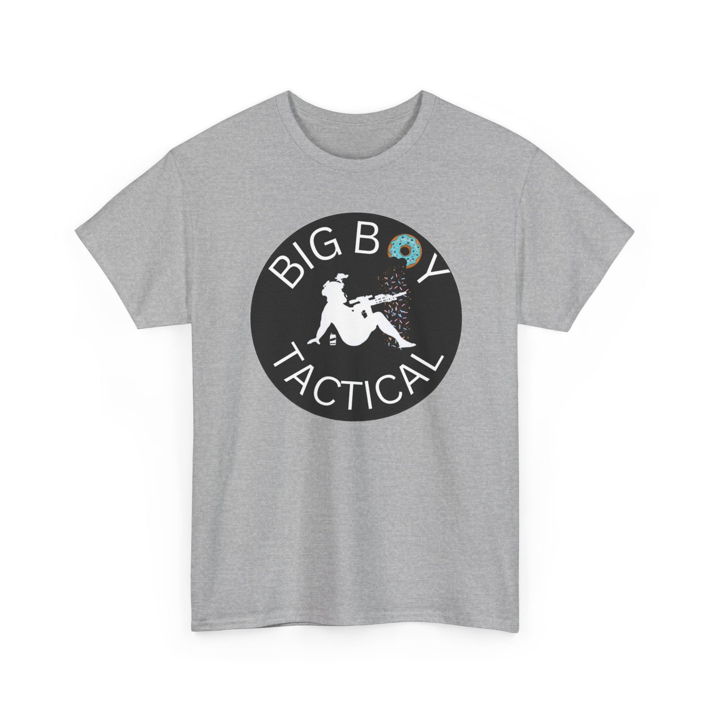 BIG BOY TACTICAL LOGO TEE-Unisex Heavy Cotton Tee
