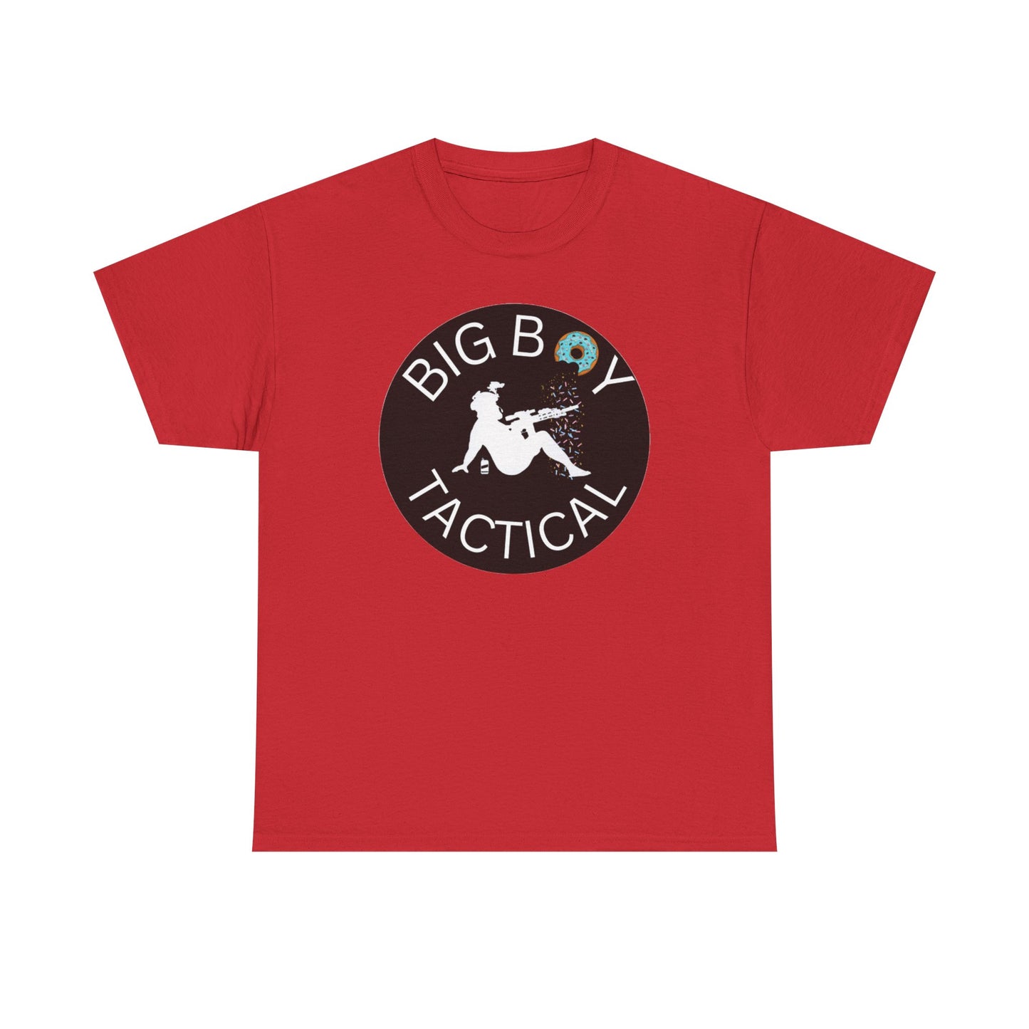 BIG BOY TACTICAL LOGO TEE-Unisex Heavy Cotton Tee