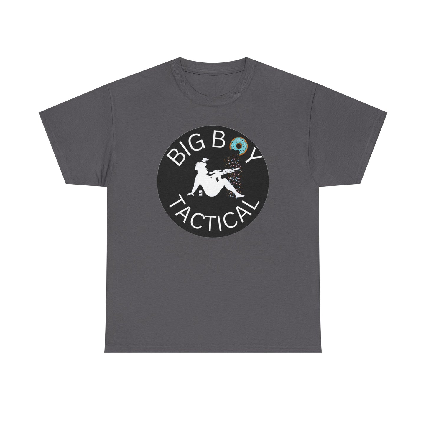 BIG BOY TACTICAL LOGO TEE-Unisex Heavy Cotton Tee