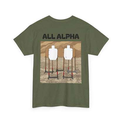 ALL ALPHA-Unisex Heavy Cotton Tee