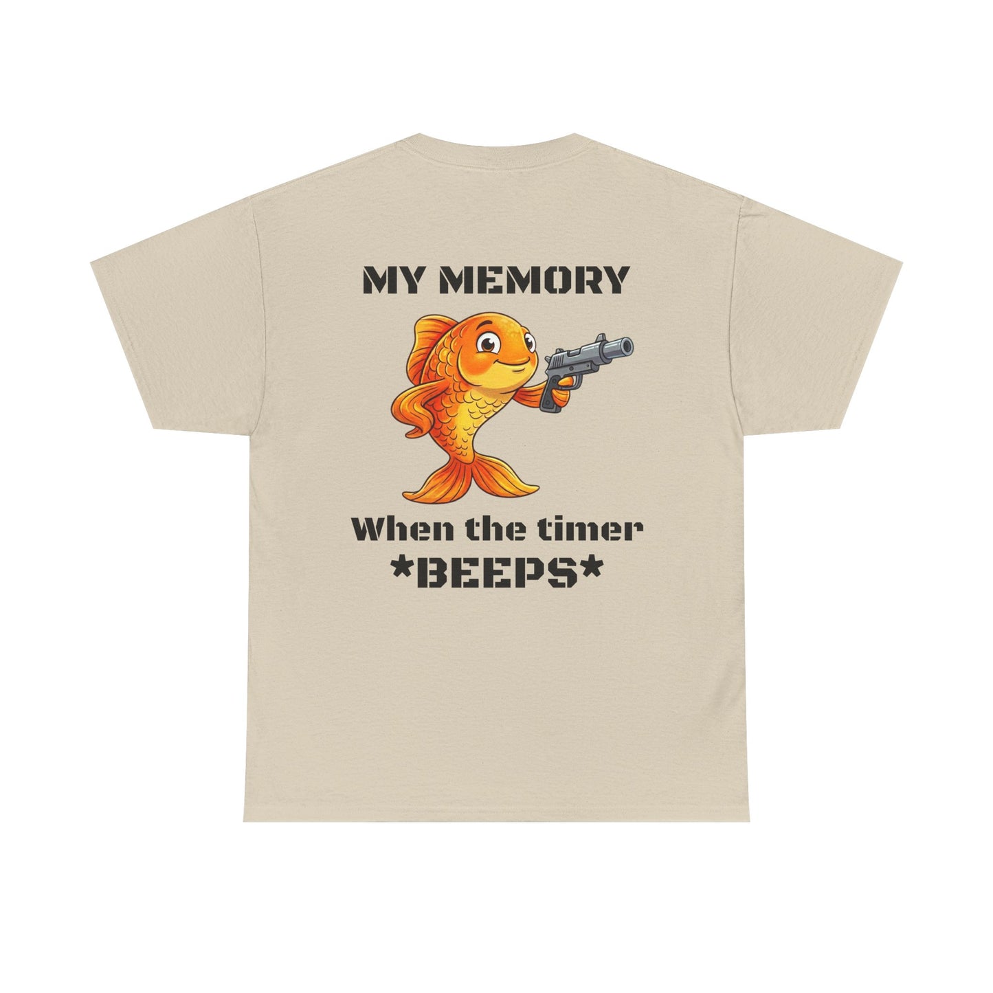 GOLD FISH MEMORY-Unisex Heavy Cotton Tee