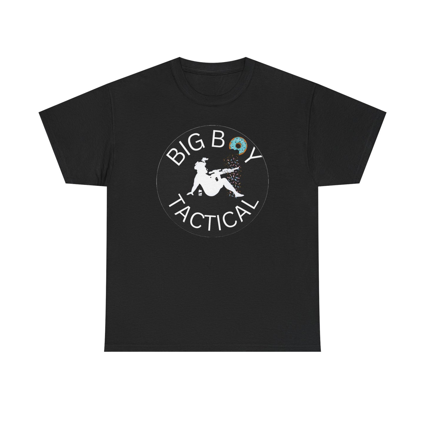 BIG BOY TACTICAL LOGO TEE-Unisex Heavy Cotton Tee